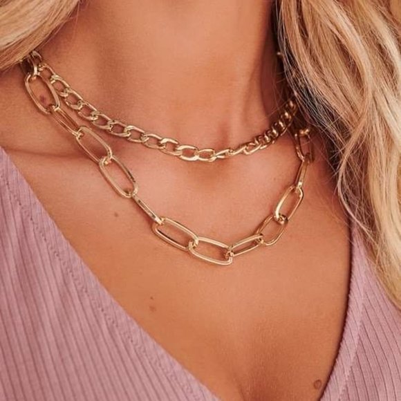 The House Of Gentry Jewelry - Chunky Gold Chain Necklace